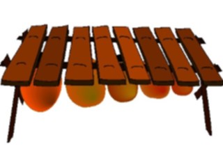 Sticker Custom Preview Image #079926 International Africa Tools Instruments Marimba
