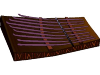 Sticker Custom Preview Image #079928 International Africa Tools Instruments Sanza