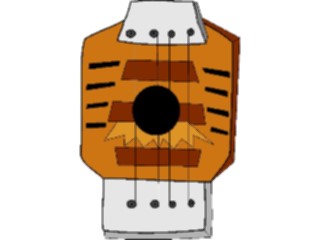 Sticker Custom Preview Image #079932 International Africa Tools Instruments String Instrument