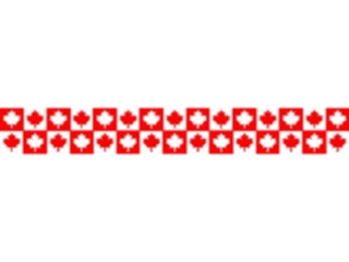 Sticker Custom Preview Image #080000 International Canada Maple Leaf Border1