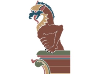 Sticker Custom Preview Image #080091 International Greece Art Design Gargoyle03