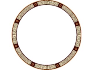 Sticker Custom Preview Image #080103 International Greece Art Design Plate