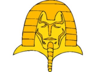 Sticker Custom Preview Image #080427 International Miscellaneous Egyptian Mummy Head1