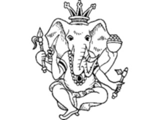 Sticker Custom Preview Image #080429 International Miscellaneous Elephant King