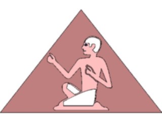 Sticker Custom Preview Image #080455 International Miscellaneous Pyramid Man