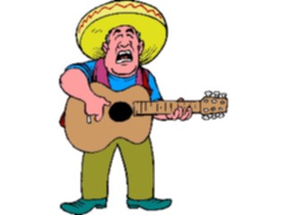 Sticker Custom Preview Image #080676 International People Cartoons Guitarist1
