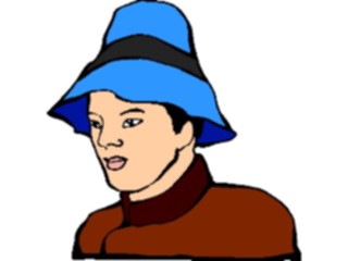 Sticker Custom Preview Image #080975 International People Images Manin Hat1