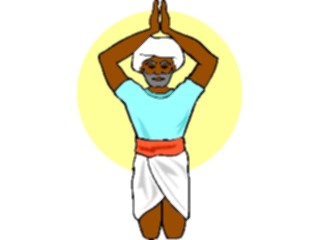 Sticker Custom Preview Image #080979 International People Images Man Praying1