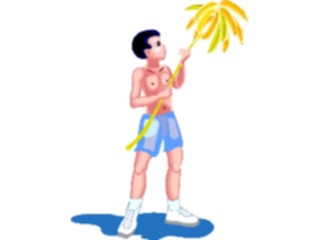 Sticker Custom Preview Image #080990 International People Images Mexican Banana Farmer