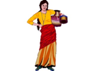 Sticker Custom Preview Image #080993 International People Images Mexican Woman1