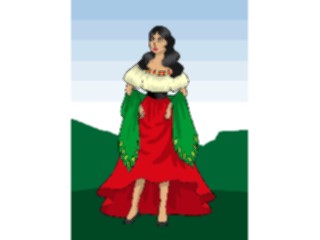 Sticker Custom Preview Image #080994 International People Images Mexican Woman2