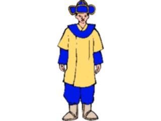 Sticker Custom Preview Image #081011 International People Images Mongolian Man1
