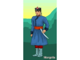 Sticker Custom Preview Image #081013 International People Images Mongolian Man3