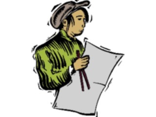 Sticker Custom Preview Image #081026 International People Images Reading Newspaper