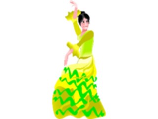 Sticker Custom Preview Image #081054 International People Images Spanish Dancer1
