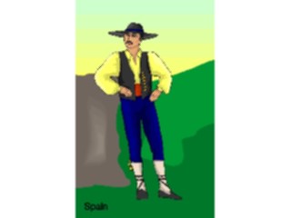 Sticker Custom Preview Image #081057 International People Images Spanish Man1