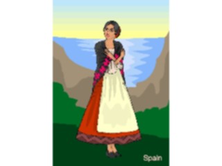 Sticker Custom Preview Image #081059 International People Images Spanish Woman