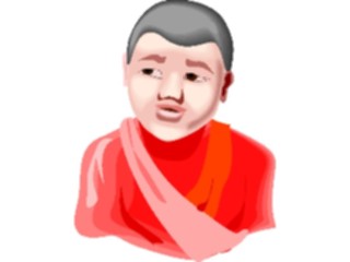 Sticker Custom Preview Image #081063 International People Images Tibetan Monk