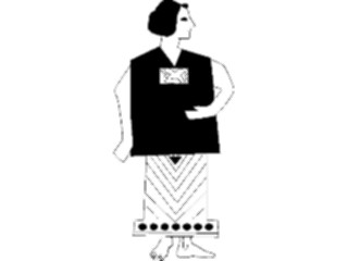 Sticker Custom Preview Image #081074 International People Images Woman01