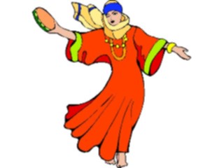 Sticker Custom Preview Image #081116 International People Images Woman Dancing2