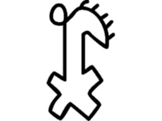 Sticker Custom Preview Image #081314 International Symbol Alphabets Easter Island Easter Island067
