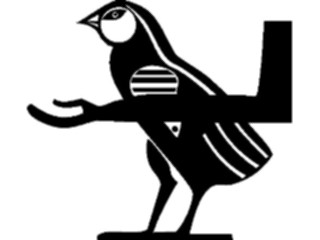 Sticker Custom Preview Image #081626 International Symbol Alphabets Egyptian Hieroglyphics Soldier