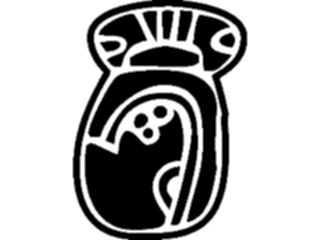 Sticker Custom Preview Image #081718 International Symbol Alphabets Maya Month Glyphs Ceh