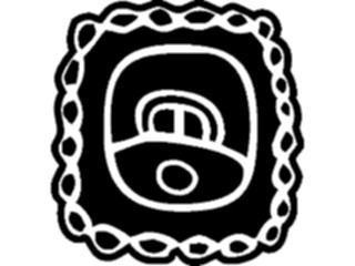 Sticker Custom Preview Image #081724 International Symbol Alphabets Maya Month Glyphs Mol