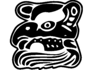 Sticker Custom Preview Image #081725 International Symbol Alphabets Maya Month Glyphs Muan