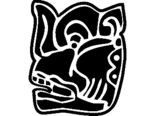Sticker Custom Preview Image #081736 International Symbol Alphabets Maya Month Glyphs Zotz
