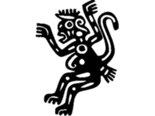 Sticker Custom Preview Image #081799 International Symbol Alphabets Meso Deko Monkey7