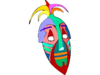 Sticker Custom Preview Image #081979 International Tribal Designs Artifacts Mask33