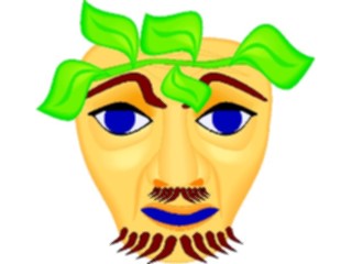Sticker Custom Preview Image #081982 International Tribal Designs Artifacts Mask36