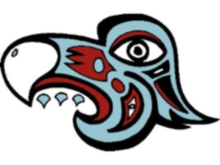Sticker Custom Preview Image #081993 International Tribal Designs Figures Bird04