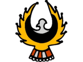 Sticker Custom Preview Image #081996 International Tribal Designs Figures Bird07