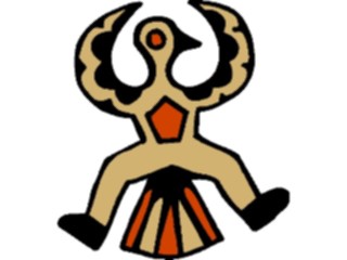 Sticker Custom Preview Image #081997 International Tribal Designs Figures Bird08