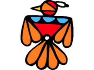 Sticker Custom Preview Image #081998 International Tribal Designs Figures Bird09