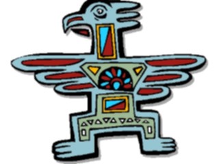 Sticker Custom Preview Image #082005 International Tribal Designs Figures Bird16