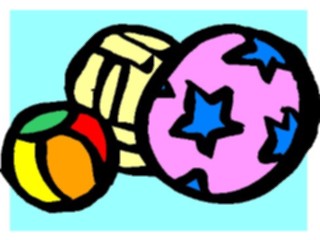 Sticker Custom Preview Image #082191 Kids Stuff Drawings Balls