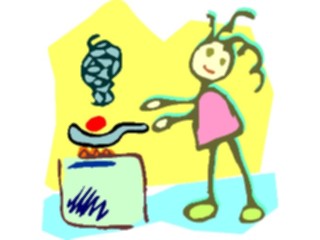 Sticker Custom Preview Image #082239 Kids Stuff Drawings Cooking