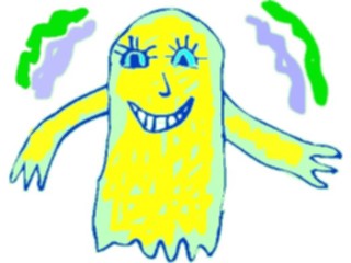 Sticker Custom Preview Image #082343 Kids Stuff Drawings Ghost