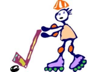 Sticker Custom Preview Image #082371 Kids Stuff Drawings Hockey