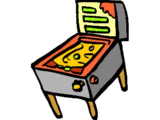 Sticker Custom Preview Image #082448 Kids Stuff Drawings Pinball Machine
