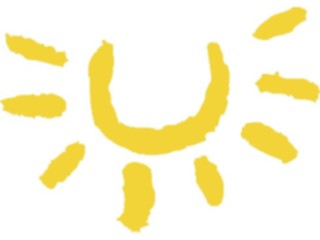 Sticker Custom Preview Image #082507 Kids Stuff Drawings Sun5