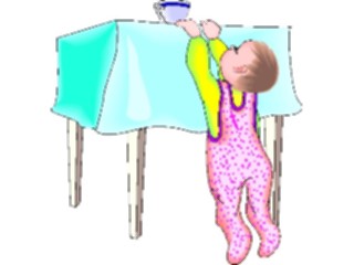 Sticker Custom Preview Image #082701 Kids Stuff Images Baby Reaching2