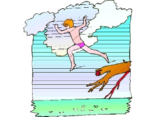 Sticker Custom Preview Image #082916 Kids Stuff Images Boy Jumping