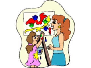 Sticker Custom Preview Image #083334 Kids Stuff Images Finger Painting2