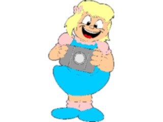 Sticker Custom Preview Image #083376 Kids Stuff Images Girl Camera