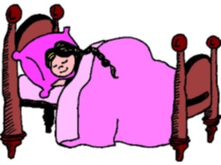 Sticker Custom Preview Image #083637 Kids Stuff Images Girl Sleeping