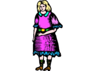 Sticker Custom Preview Image #083647 Kids Stuff Images Girl Standing05